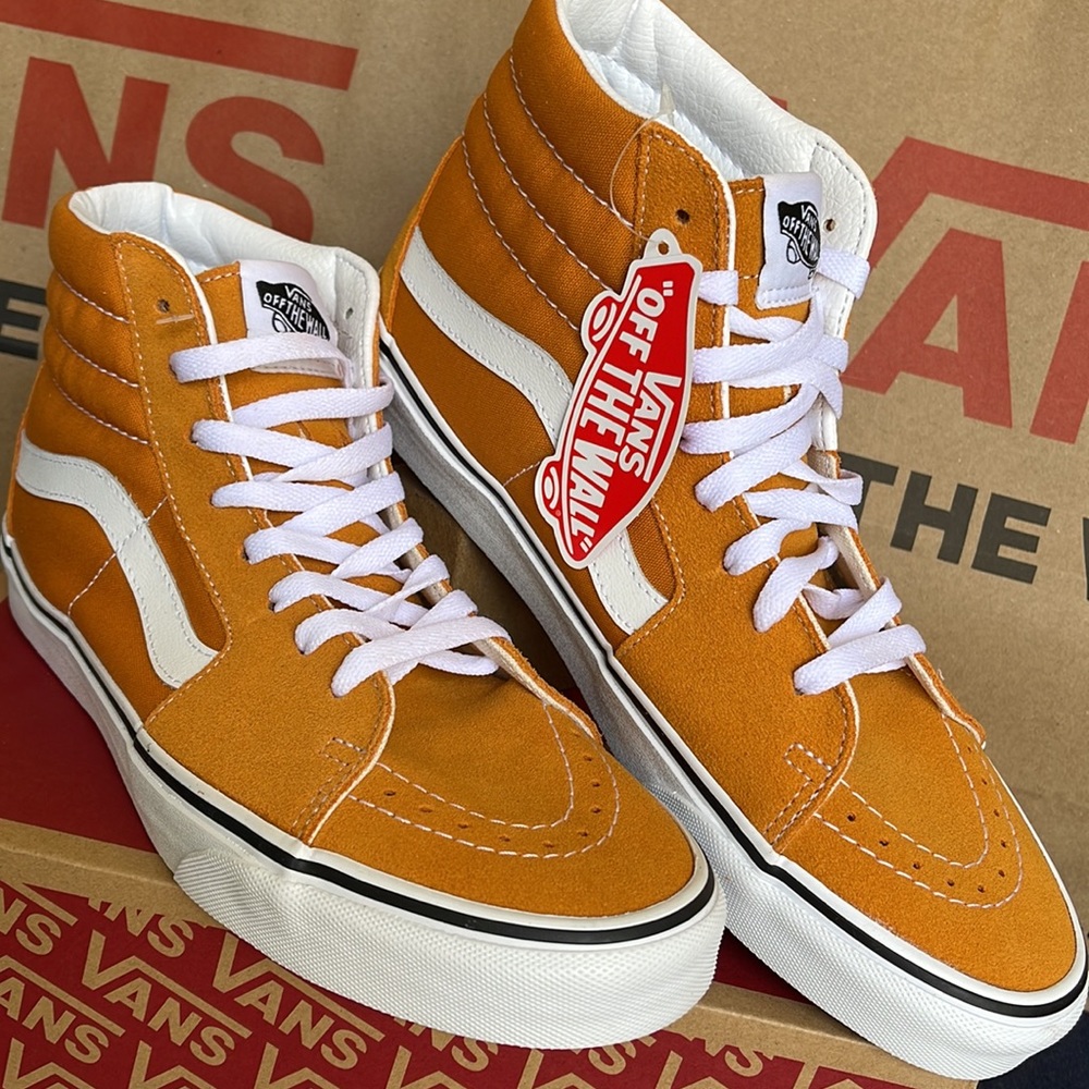 Vans Sk8-HI Desert Sun/True White Mens - Picture 9 of 16